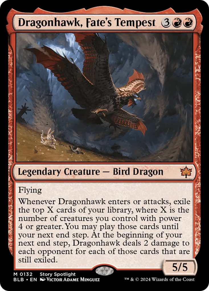 Dragonhawk, Fate's Tempest · Bloomburrow