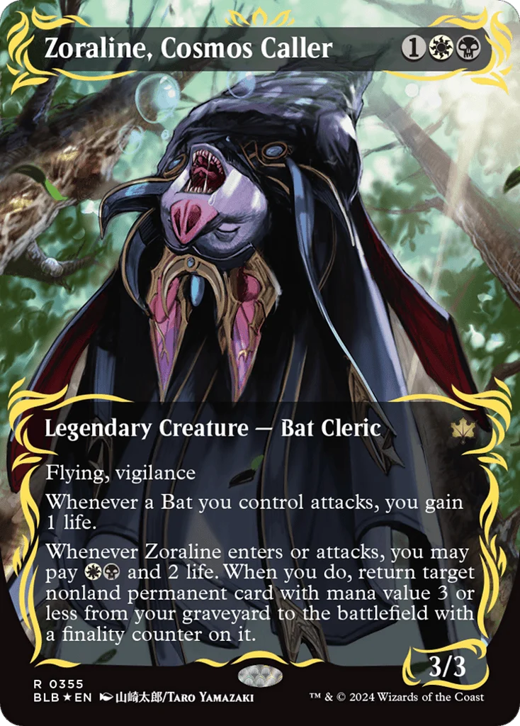 Zoraline, Cosmos Caller · Bloomburrow