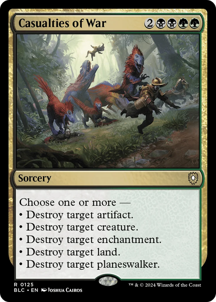 Casualties of War · Bloomburrow Commander