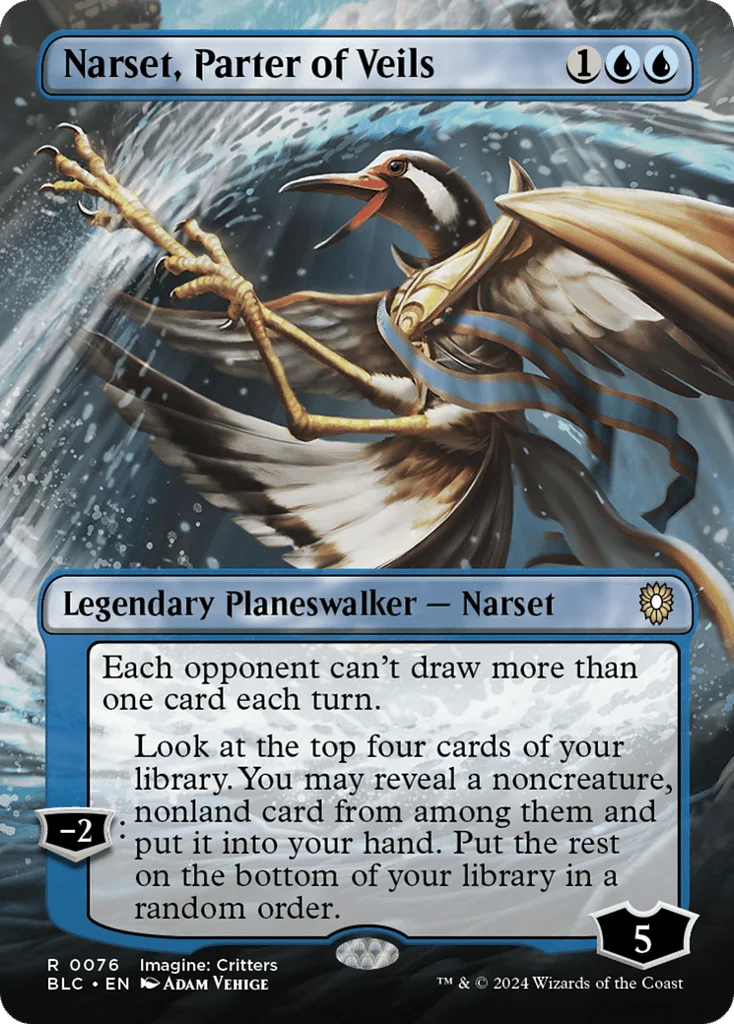 Narset, Parter of Veils · Bloomburrow Commander