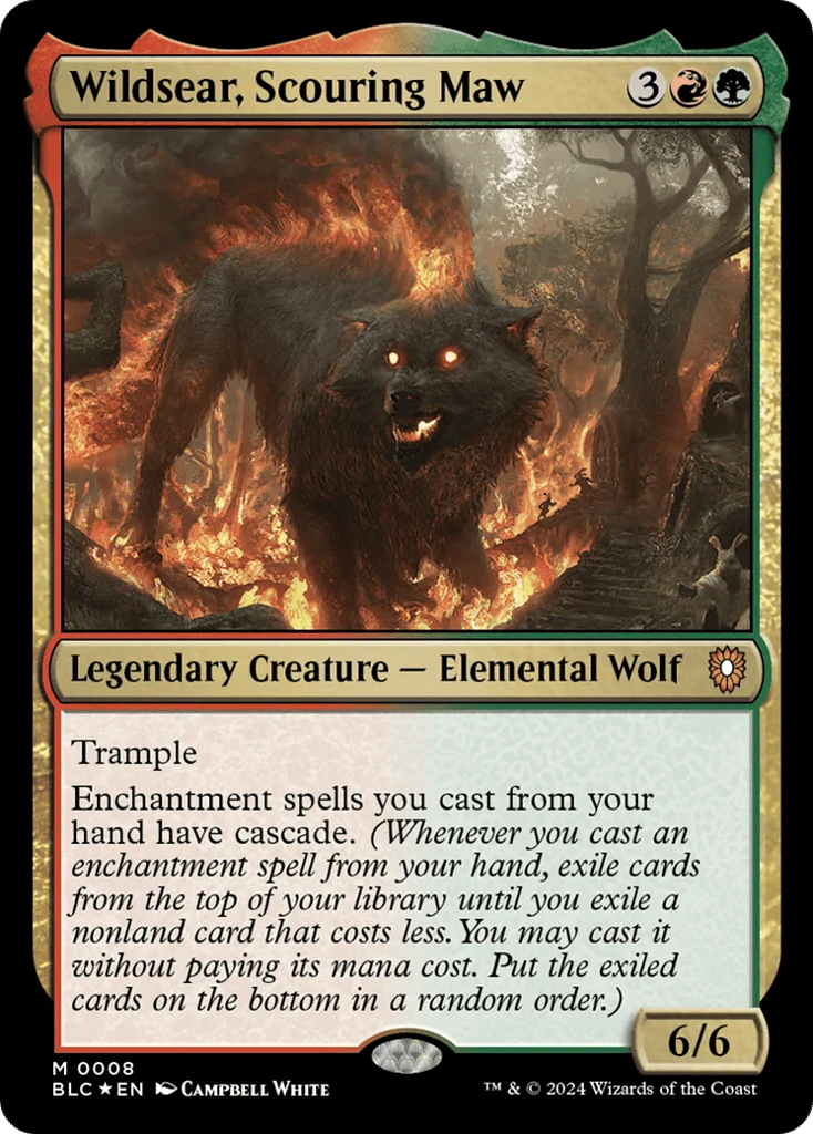 Wildsear, Scouring Maw · Bloomburrow Commander