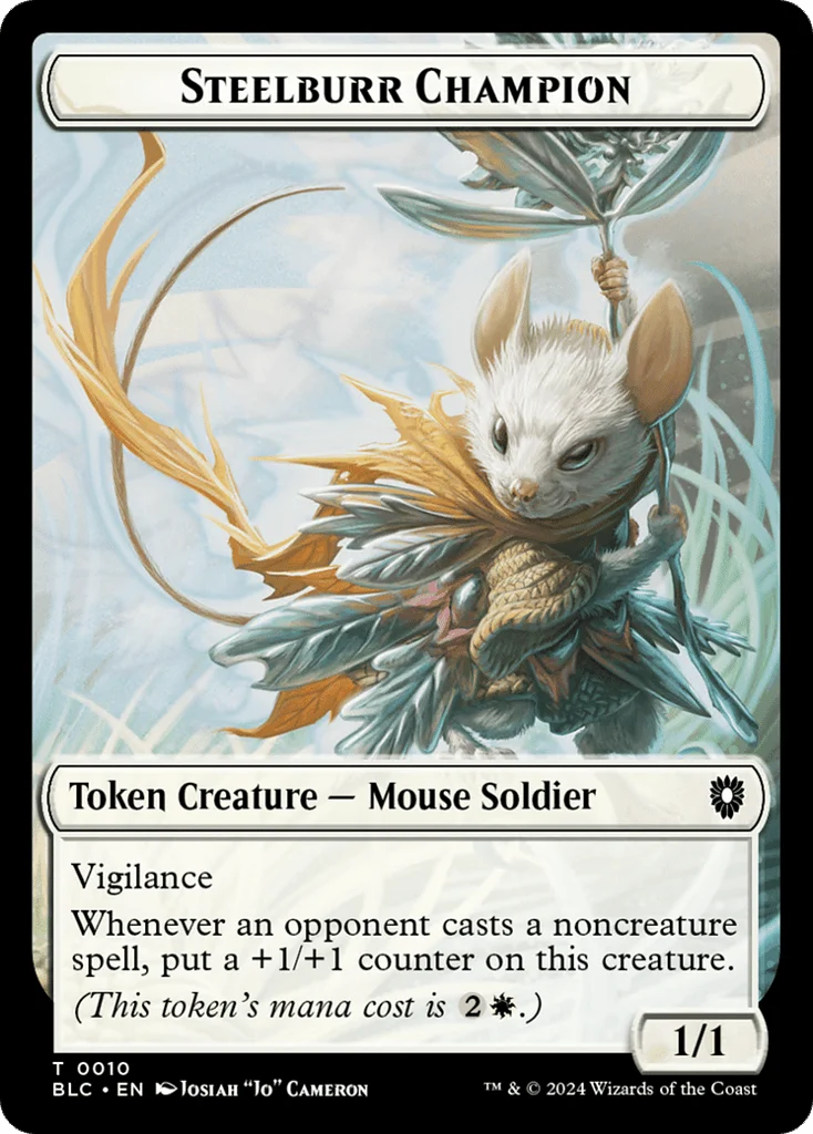 Steelburr Champion · Bloomburrow Commander