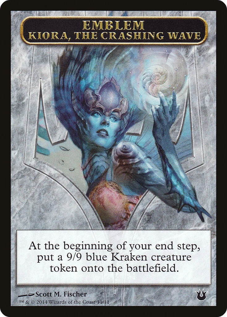 Kiora, the Crashing Wave Emblem · Born of the Gods