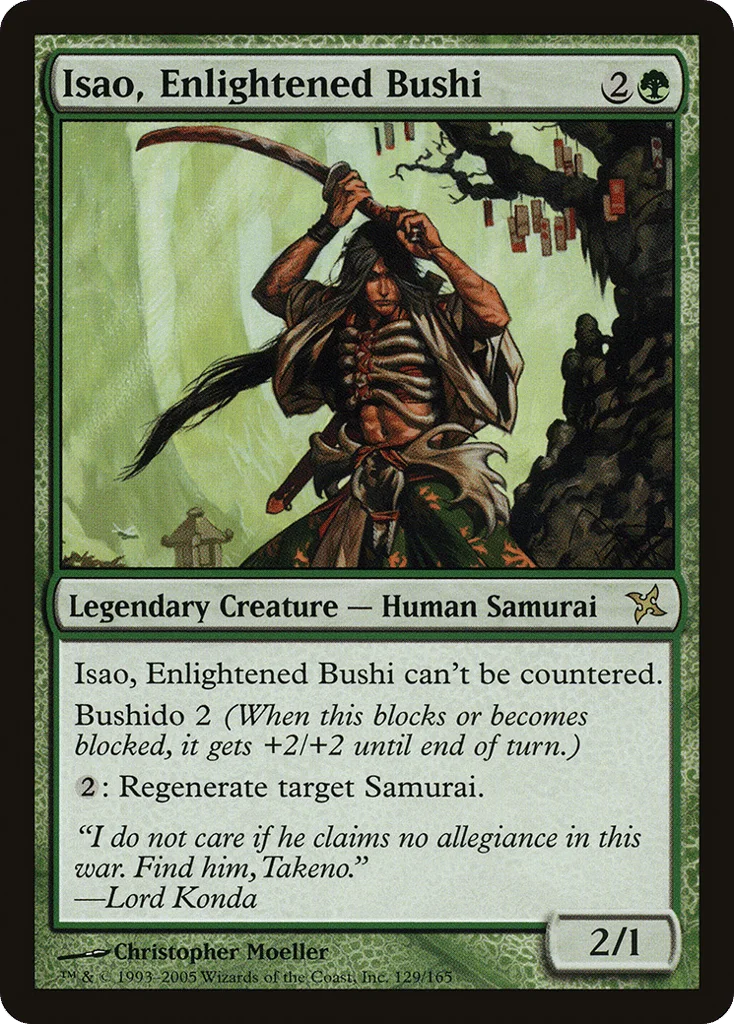 Isao, Enlightened Bushi · Betrayers of Kamigawa