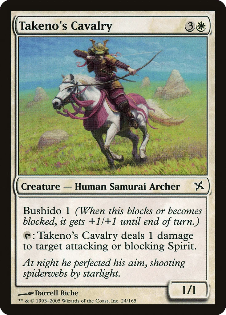 Takeno's Cavalry · Betrayers of Kamigawa