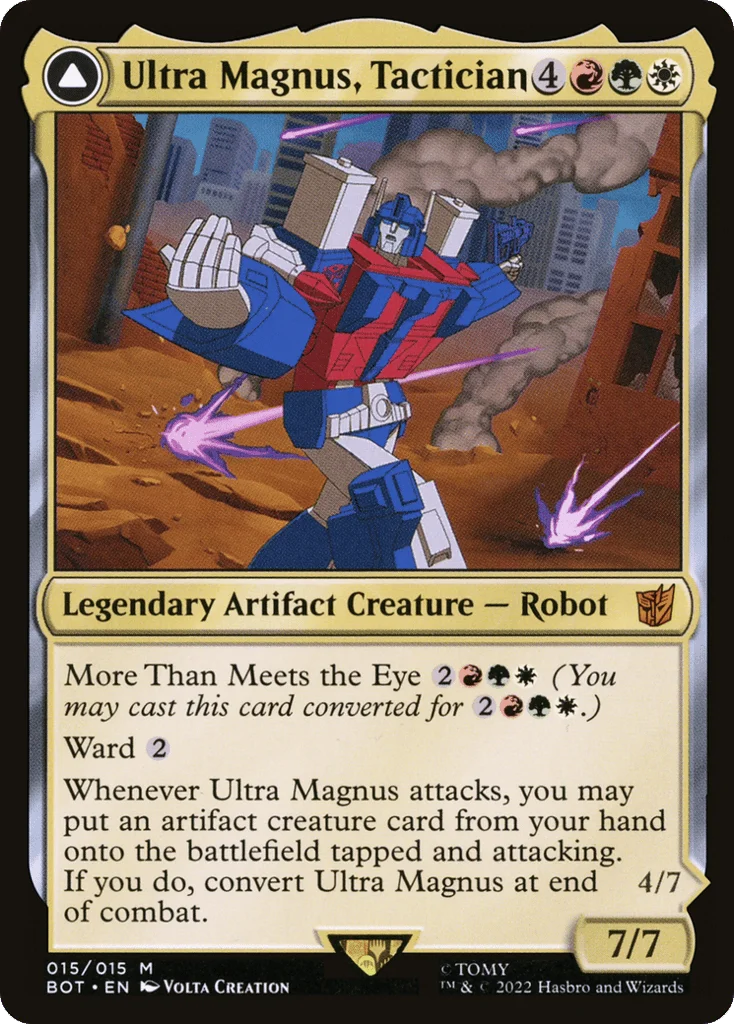 Ultra Magnus, Tactician // Ultra Magnus, Armored Carrier · Transformers
