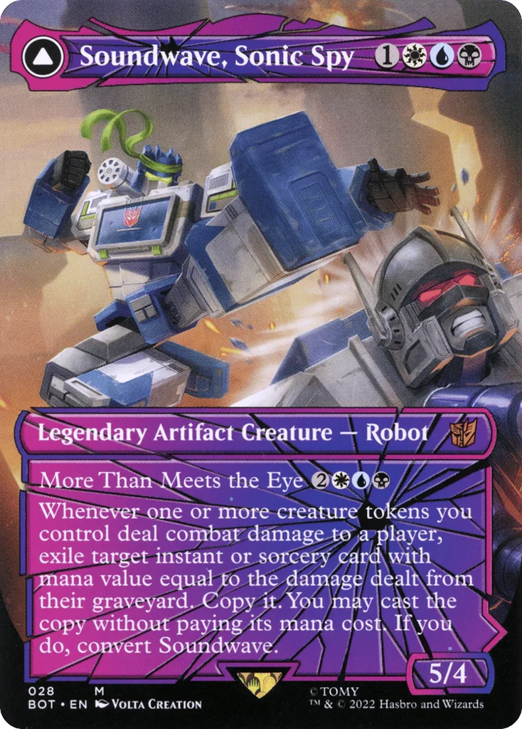 Soundwave, Sonic Spy // Soundwave, Superior Captain · Transformers