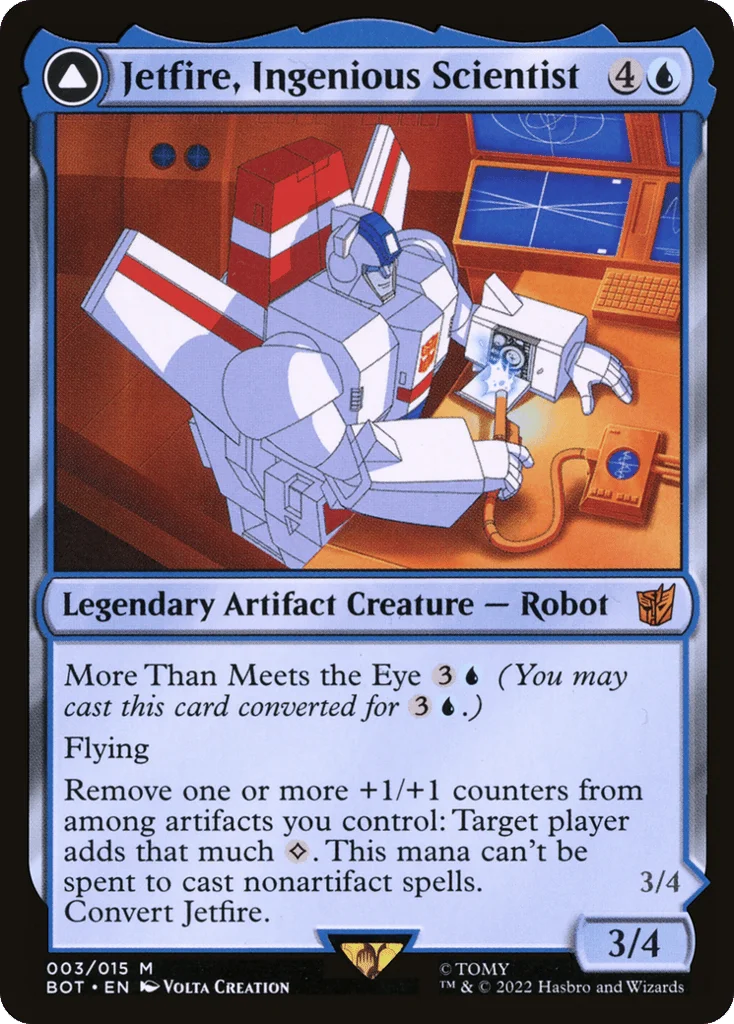 Jetfire, Ingenious Scientist // Jetfire, Air Guardian · Transformers