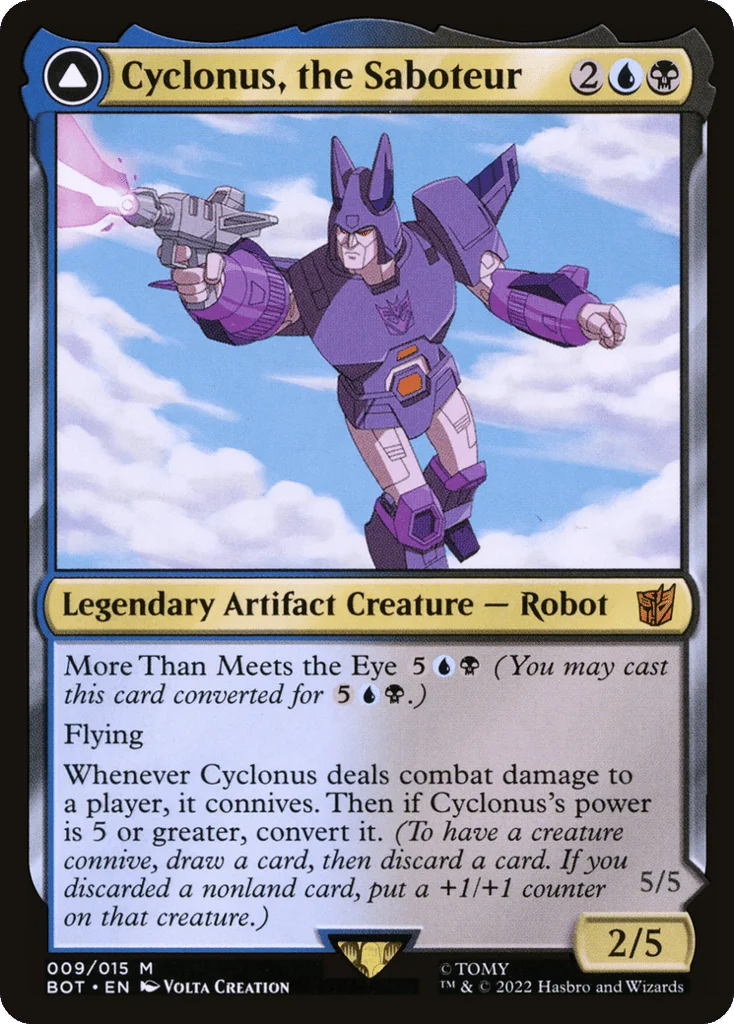 Cyclonus, the Saboteur // Cyclonus, Cybertronian Fighter · Transformers