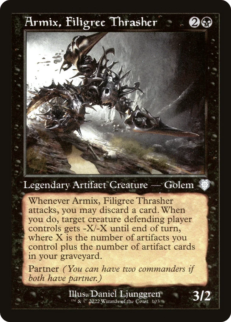 Armix, Filigree Thrasher · The Brothers' War Commander