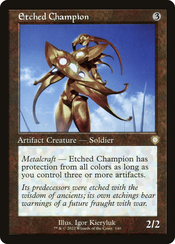 Etched Champion · The Brothers' War Commander