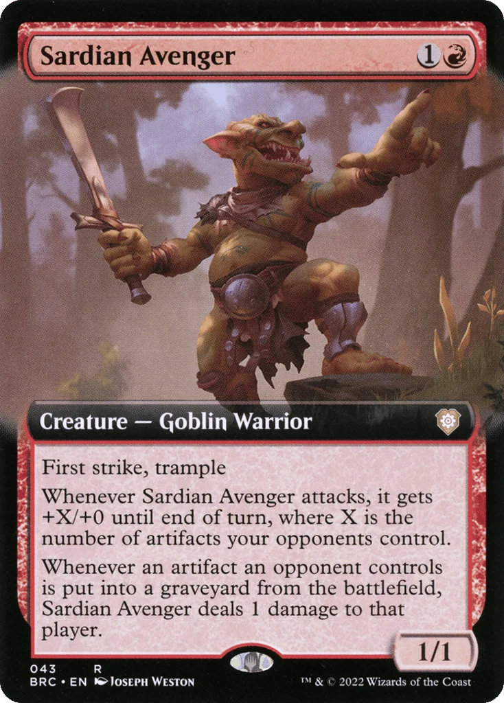 Sardian Avenger · The Brothers' War Commander