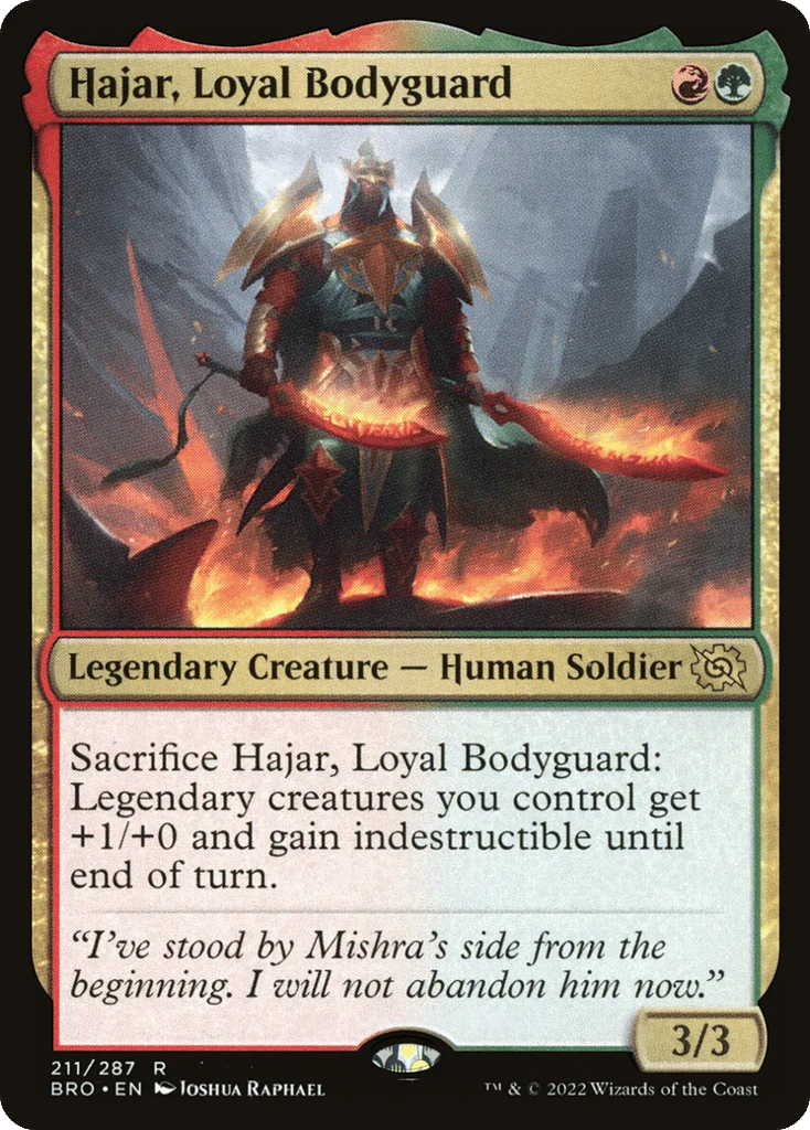 Hajar, Loyal Bodyguard · The Brothers' War