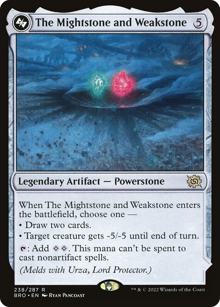 The Mightstone and Weakstone // Urza, Planeswalker · The Brothers' War