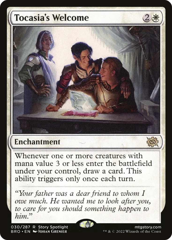 Tocasia's Welcome · The Brothers' War