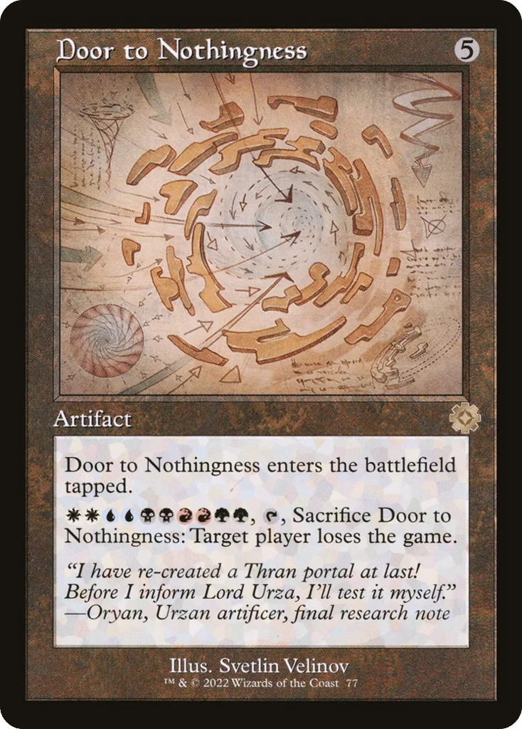 Door to Nothingness · The Brothers' War Retro Artifacts
