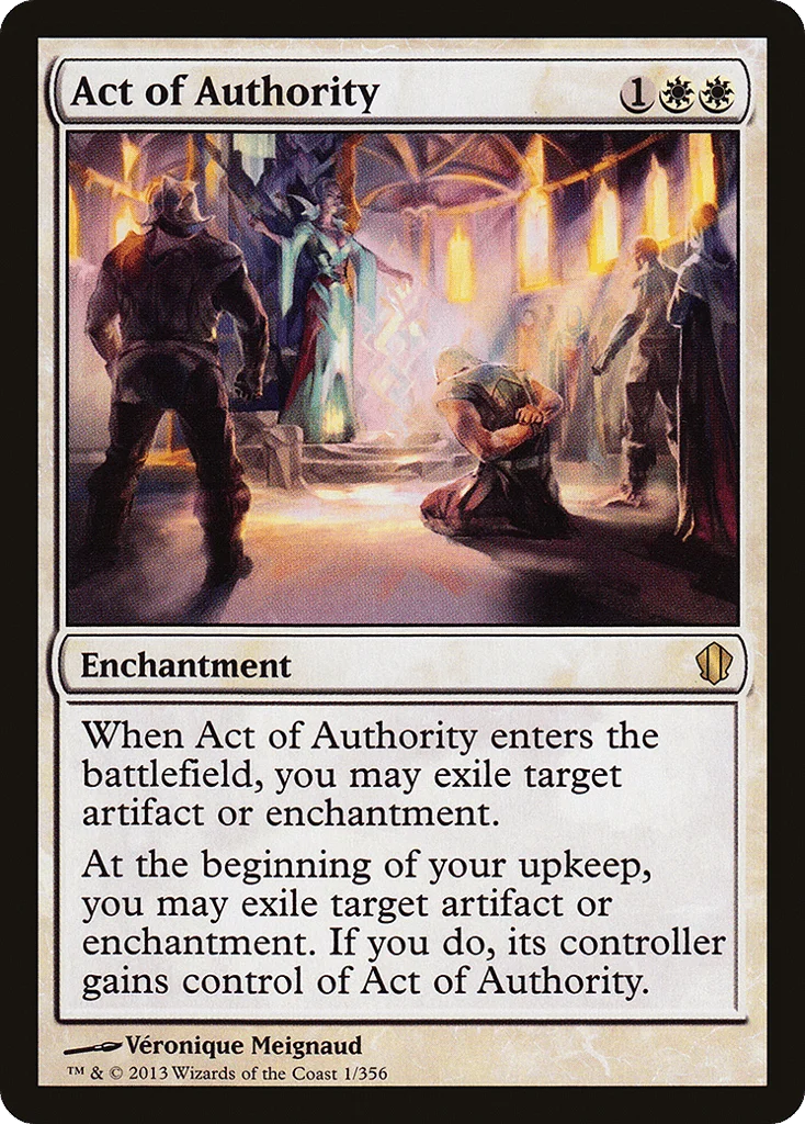 Act of Authority · Commander 2013