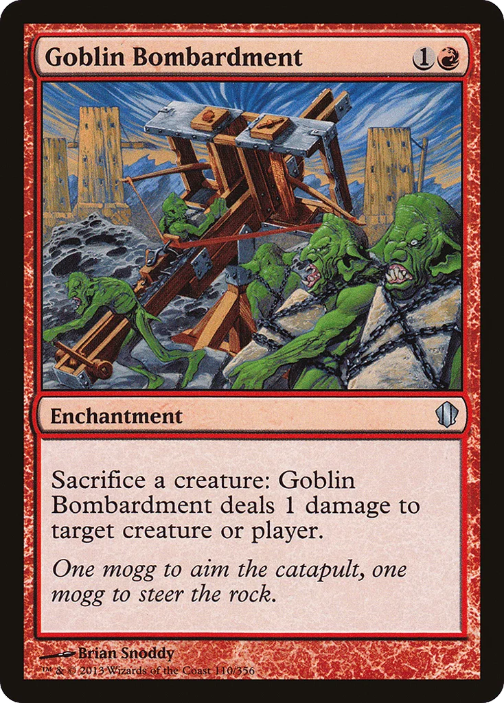 Goblin Bombardment · Commander 2013