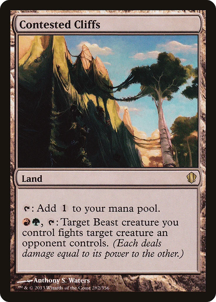 Contested Cliffs · Commander 2013