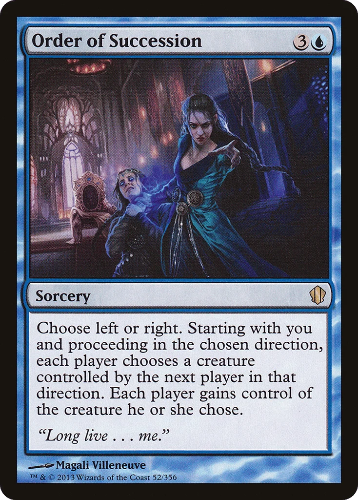 Order of Succession · Commander 2013