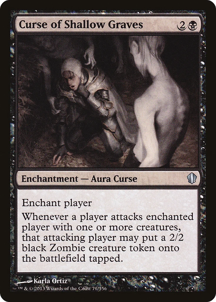 Curse of Shallow Graves · Commander 2013