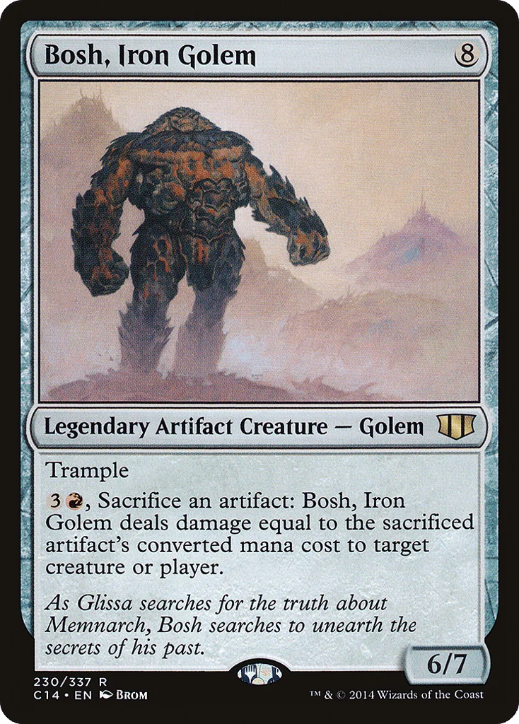 Bosh, Iron Golem · Commander 2014