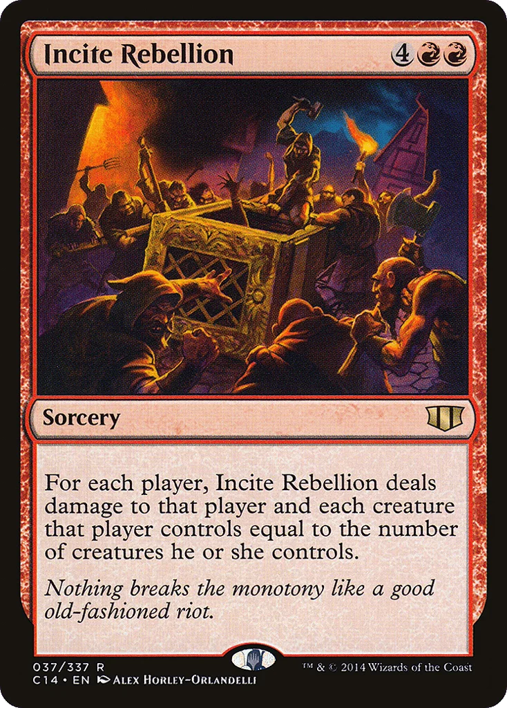 Incite Rebellion · Commander 2014
