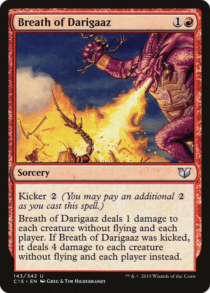 Breath of Darigaaz · Commander 2015