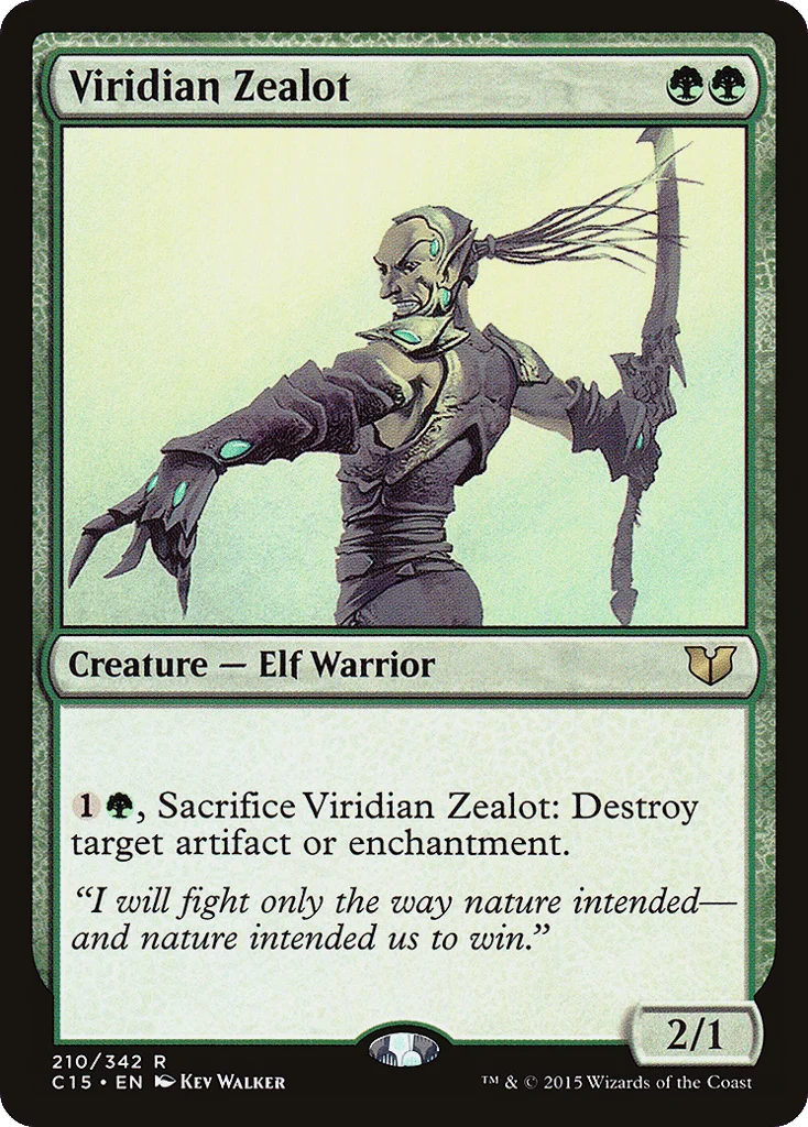 Viridian Zealot · Commander 2015