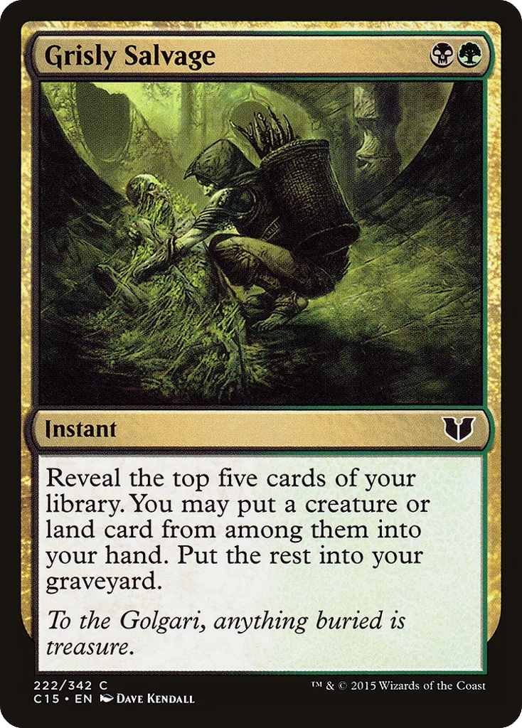 Grisly Salvage · Commander 2015