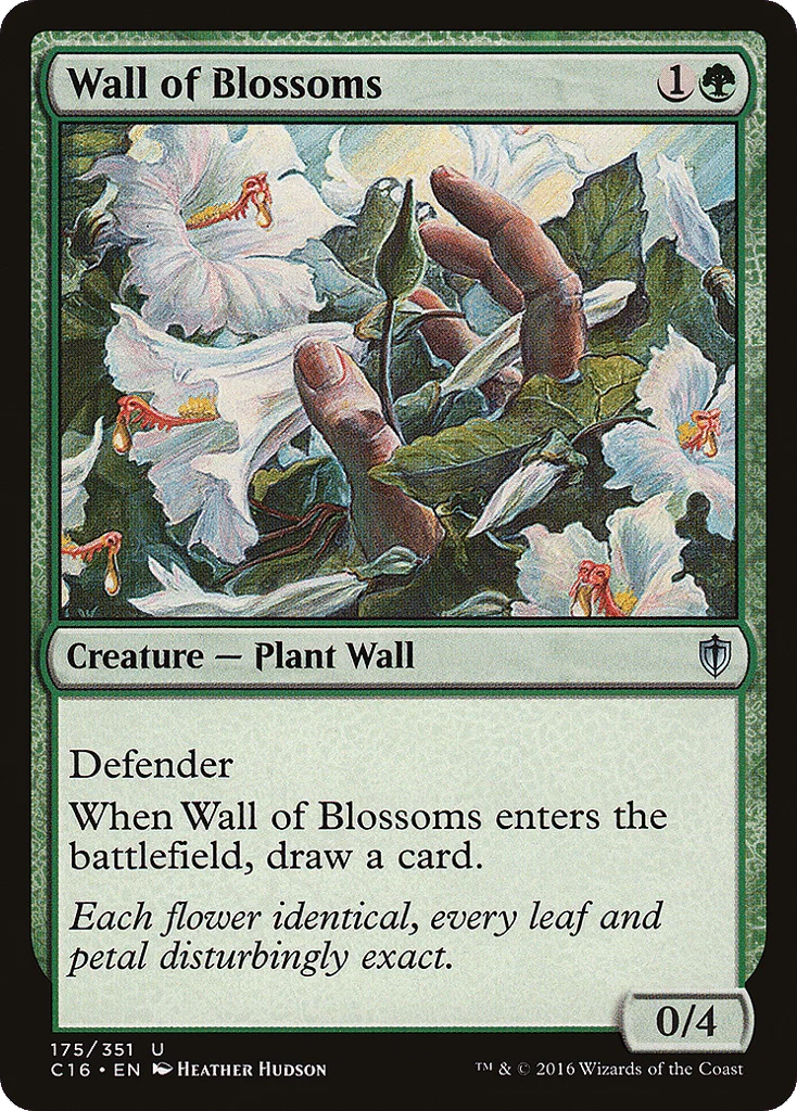 Wall of Blossoms · Commander 2016