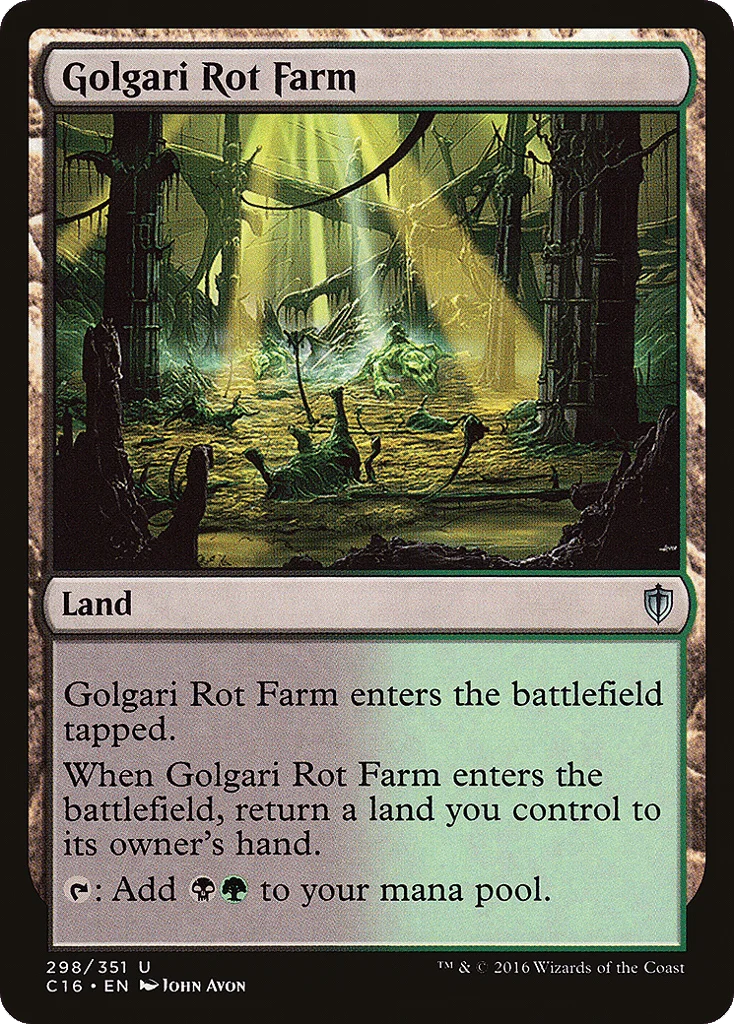 Golgari Rot Farm · Commander 2016