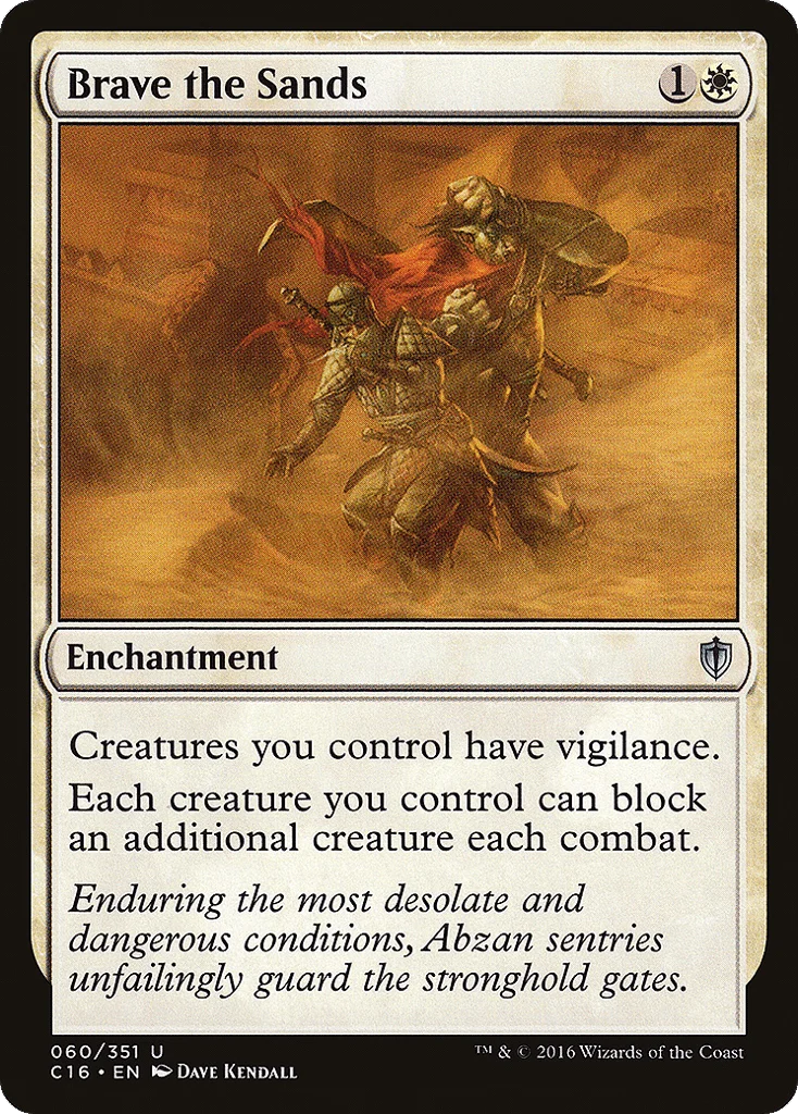 Brave the Sands · Commander 2016