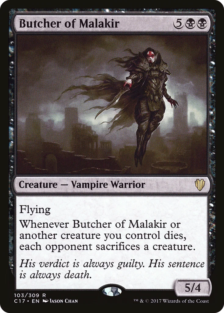 Butcher of Malakir · Commander 2017