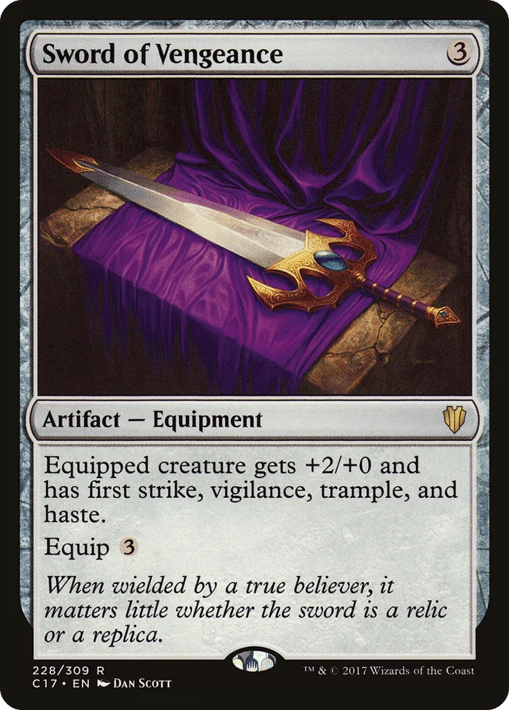 Sword of Vengeance · Commander 2017
