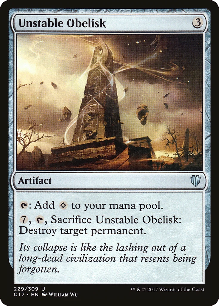 Unstable Obelisk · Commander 2017