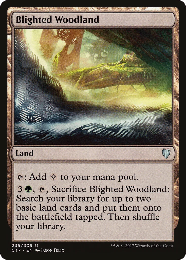 Blighted Woodland · Commander 2017