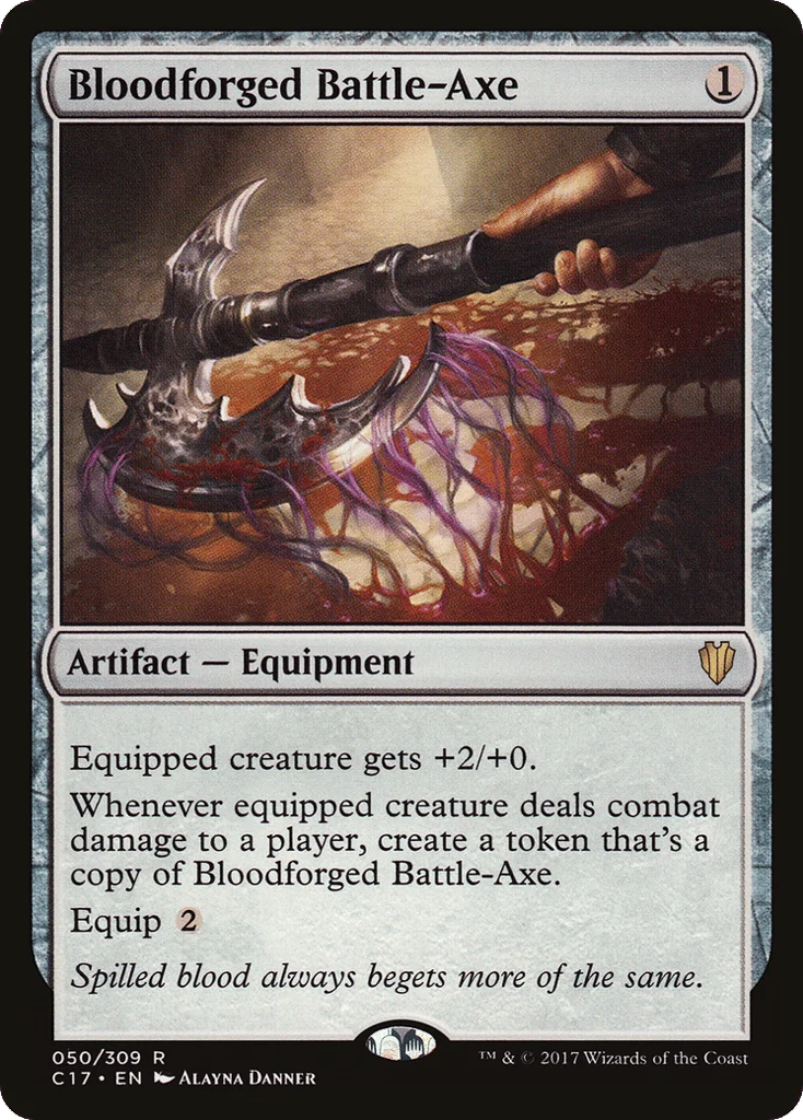 Bloodforged Battle-Axe · Commander 2017