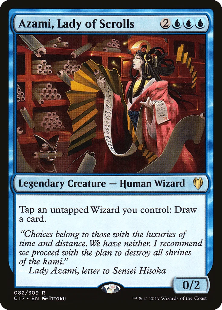 Azami, Lady of Scrolls · Commander 2017