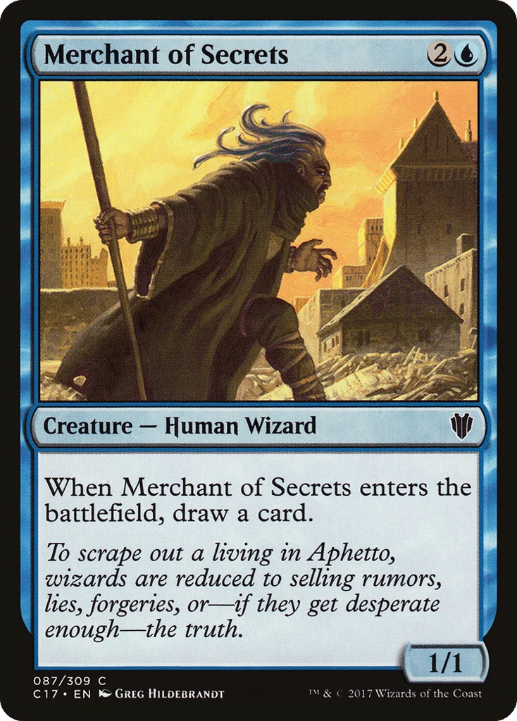 Merchant of Secrets · Commander 2017