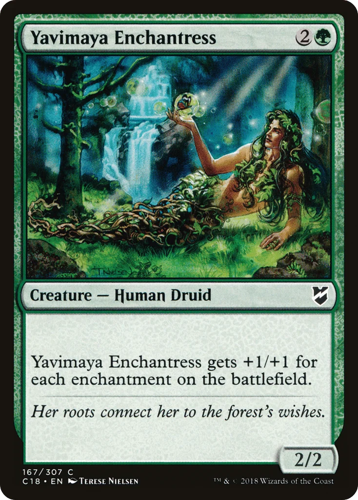 Yavimaya Enchantress · Commander 2018