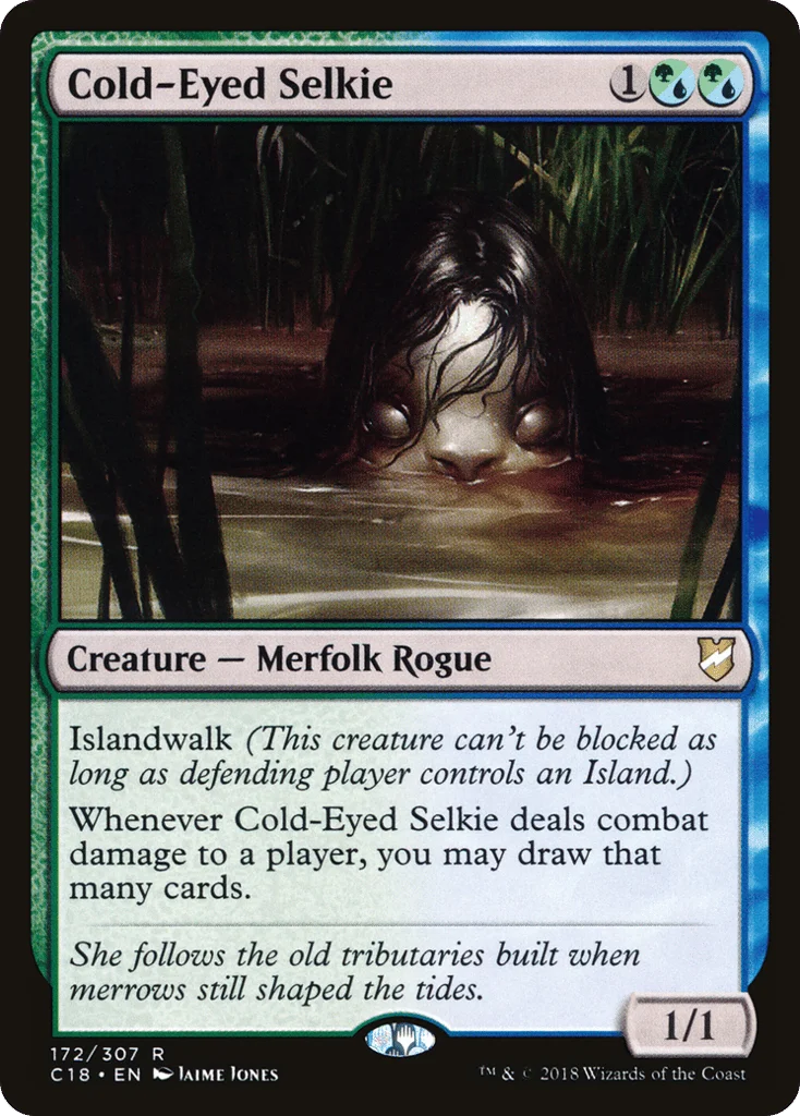 Cold-Eyed Selkie · Commander 2018