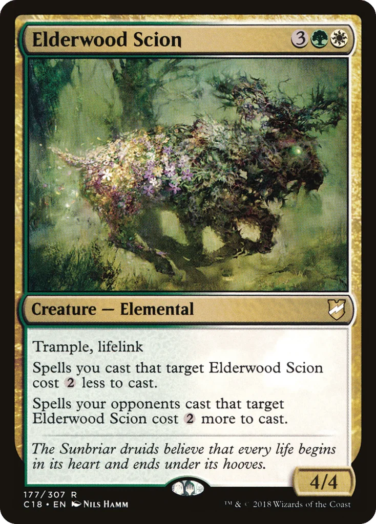 Elderwood Scion · Commander 2018