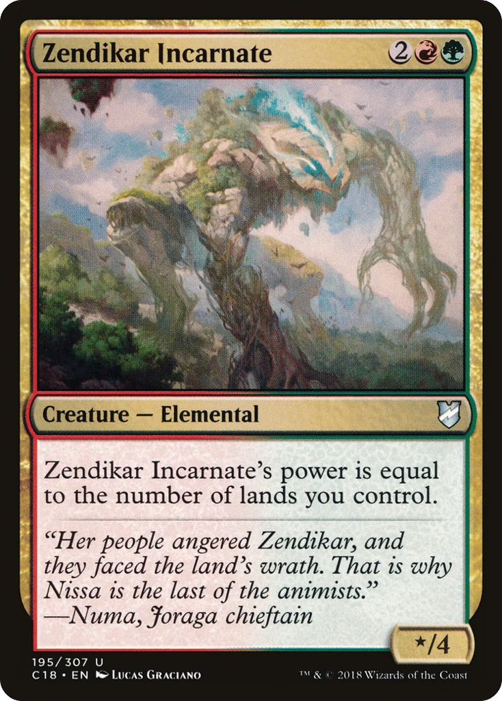 Zendikar Incarnate · Commander 2018