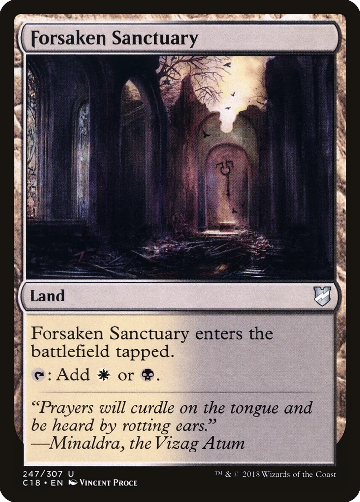 Forsaken Sanctuary · Commander 2018