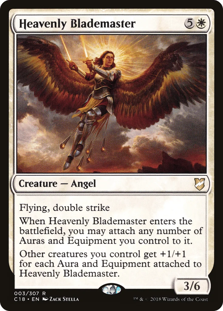 Heavenly Blademaster · Commander 2018
