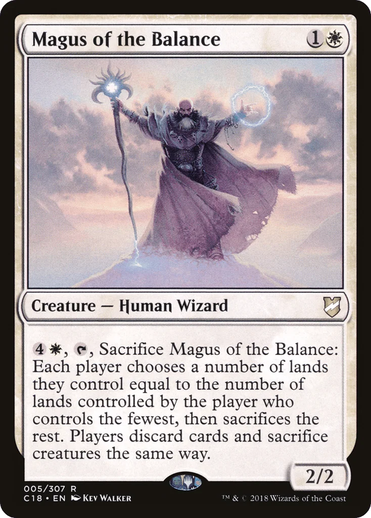 Magus of the Balance · Commander 2018