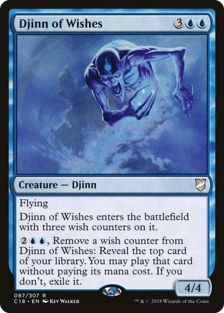Djinn of Wishes · Commander 2018