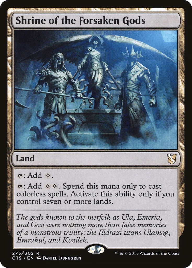 Shrine of the Forsaken Gods · Commander 2019