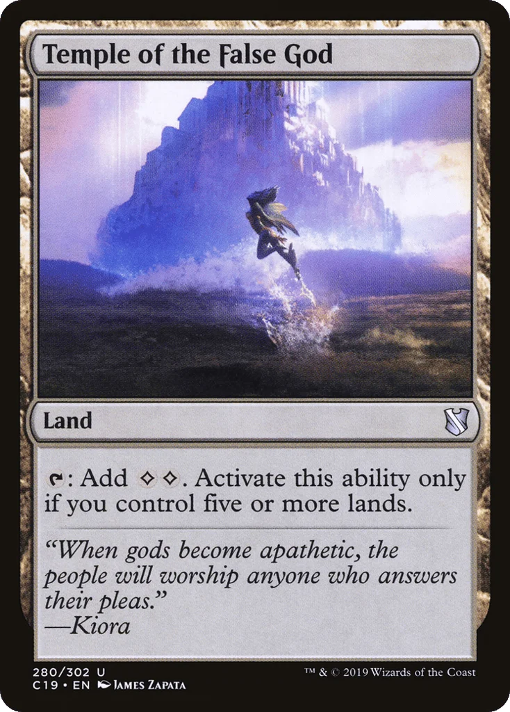 Temple of the False God · Commander 2019